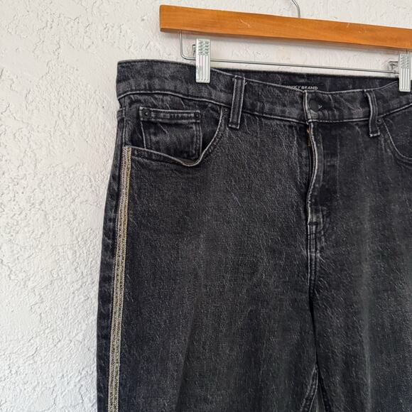 Lucky Brand Black Mid Rise Boyfriend Fit Sienna Authentic Series Jeans - Picture 6 of 12